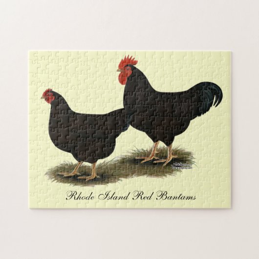 ロードアイランドレッドバンタム ジグソーパズル (横)
