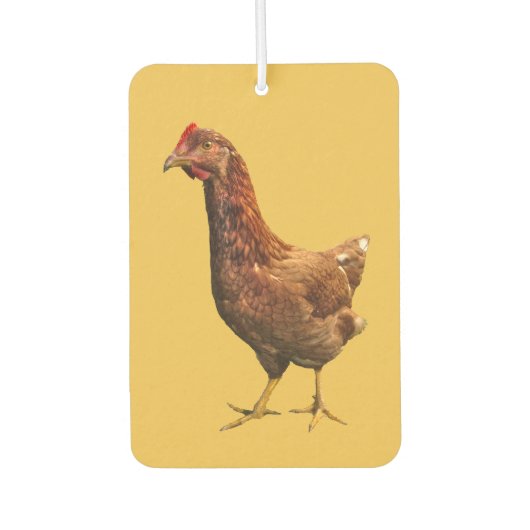 ロードアイランドレッドヘンチキンエアーフレッシュナー カーエアーフレッシュナー (正面)