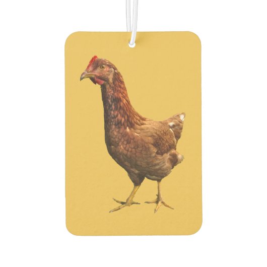 ロードアイランドレッドヘンチキンエアーフレッシュナー カーエアーフレッシュナー (裏面)