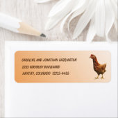 ロードアイランドレッドヘンチキン差出人住所ラベル ラベル (インサイチュ)