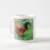 ロードアイランドレッドルースター コーヒーマグカップ (正面左)