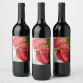 ロードアイランドレッドルースター ワインラベル (ボトル)