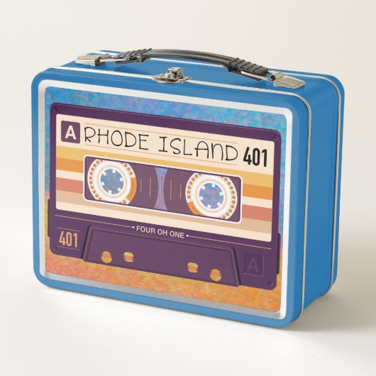 ロードアイランドヴィンテージ弁箱 メタルランチボックス (正面)