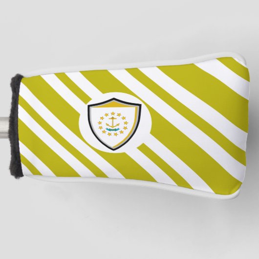 ロードアイランド国旗 ゴルフヘッドカバー (正面)