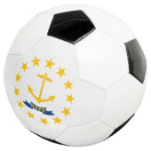 ロードアイランド州の旗 サッカーボール (3/4)