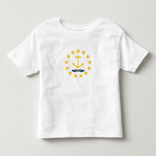 ロードアイランド州の旗 トドラーTシャツ (正面)