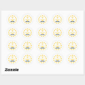 ロードアイランド州の旗 ラウンドシール (シート)