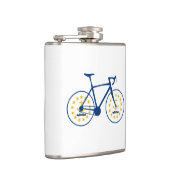 ロードアイランド州の旗 自転車 フラスク (右)