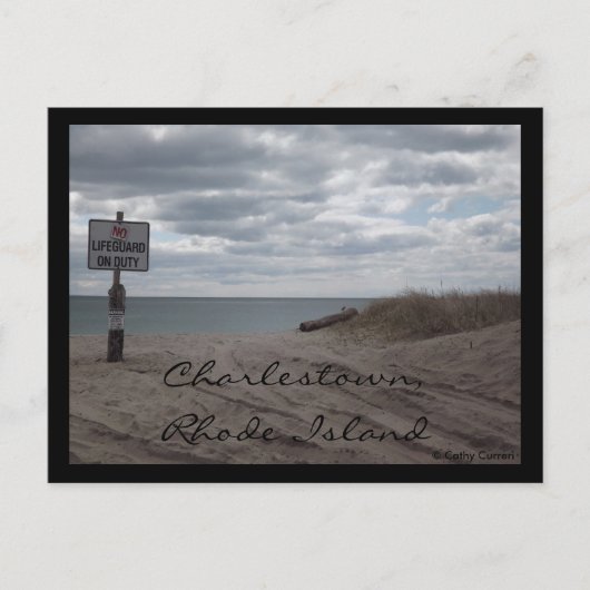 ロードアイランド州チャールズタウン ポストカード (正面)