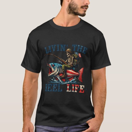 ロードアイランド州ナラガンセットの釣り Tシャツ (正面)
