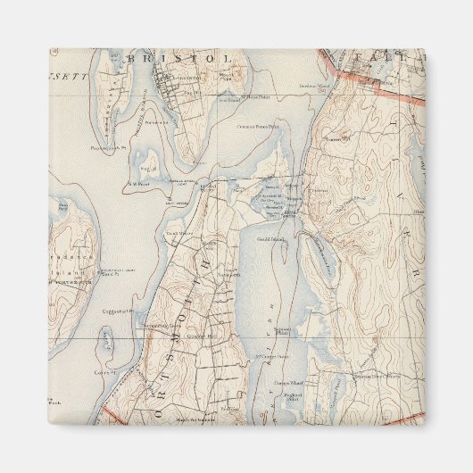 ロードアイランド州ニューポートカウンティ マグネット (正面)