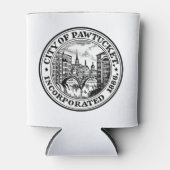 ロードアイランド州ポータケットの封印 缶クーラー (正面)