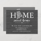 ロードアイランド州引っ越しアナウンスポストカード 案内ポストカード (正面/裏面)