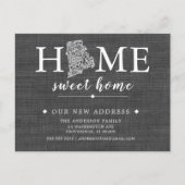 ロードアイランド州引っ越しアナウンスポストカード 案内ポストカード (正面)