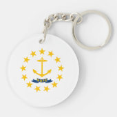 ロードアイランド州旗 キーホルダー (裏面)