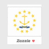 ロードアイランド州旗 シール (シート)