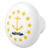 ロードアイランド州旗 セラミックノブ (右)