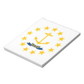 ロードアイランド州旗 ノートパッド (回転)