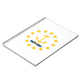 ロードアイランド州旗 ノートブック (左側)