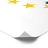 ロードアイランド州旗 ポスター (角)