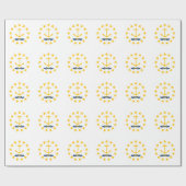 ロードアイランド州旗 ラッピングペーパー (フラット)