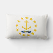 ロードアイランド州旗 ランバークッション (裏面)