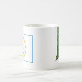 ロードアイランド州旗+地図マグカップ コーヒーマグカップ (中央)