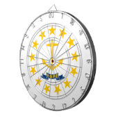 ロードアイランド州旗(米国州) ダーツボード (正面右)