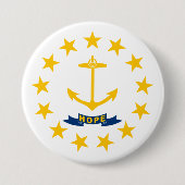 ロードアイランド州旗 缶バッジ (正面)