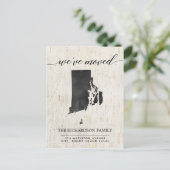 ロードアイランド州素朴 インビテーションポストカード (スタンド正面)