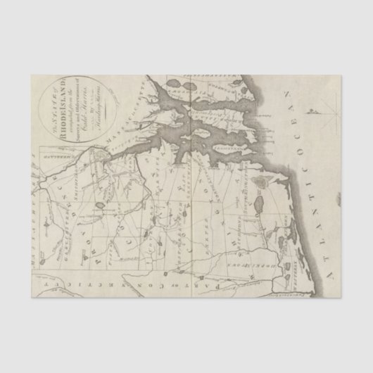 ロードアイランド州 薄葉紙 (正面)