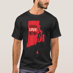 ロードアイランド教え先生ラヴインスパイアィー Tシャツ