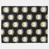 ロードアイランド海州州旗 フリースブランケット (正面(横))