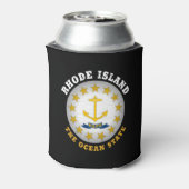 ロードアイランド海州州旗 缶クーラー (缶裏面)