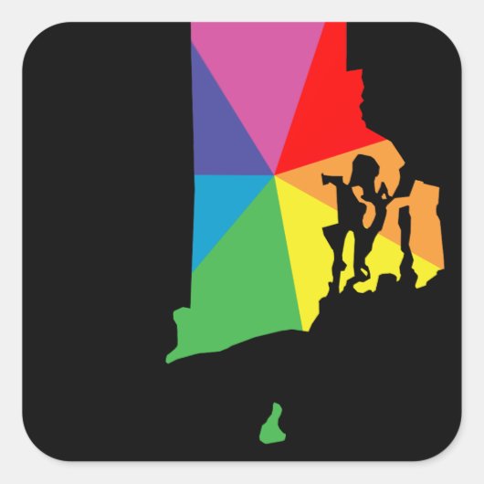 ロードアイランド破裂 スクエアシール (正面)