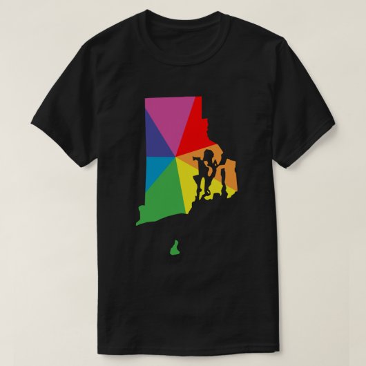 ロードアイランド破裂 Tシャツ (デザイン正面)