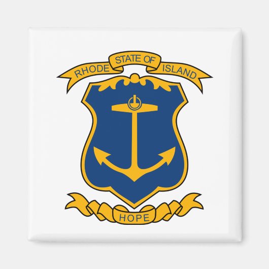 ロードアイランド磁石の紋章 マグネット (正面)