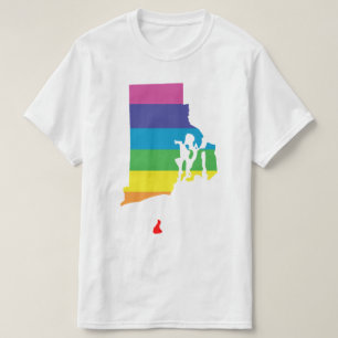 ロードアイランド虹 Tシャツ