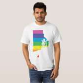ロードアイランド虹 Tシャツ (正面フル)
