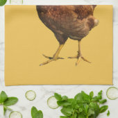 ロードアイランド赤の雌鶏の鶏の台所タオル キッチンタオル (折り畳み)