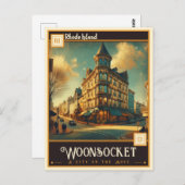 ロードアイランド・ウォーンソケット |ヴィンテージ ポストカード (正面/裏面)