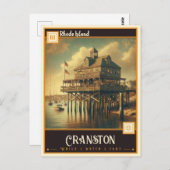 ロードアイランド・クランストン |ヴィンテージ ポストカード (正面/裏面)