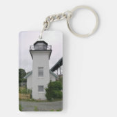 ロードアイランド、ブリストルフェリーライトハウス キーホルダー (裏面)