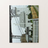 ロードアイランド、ブリストルフェリーライトハウス ジグソーパズル (縦)