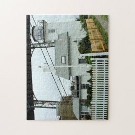 ロードアイランド、ブリストルフェリーライトハウス ジグソーパズル