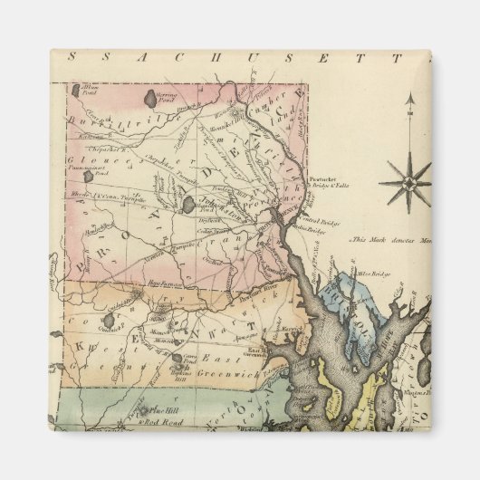 ロードアイランド マグネット (正面)