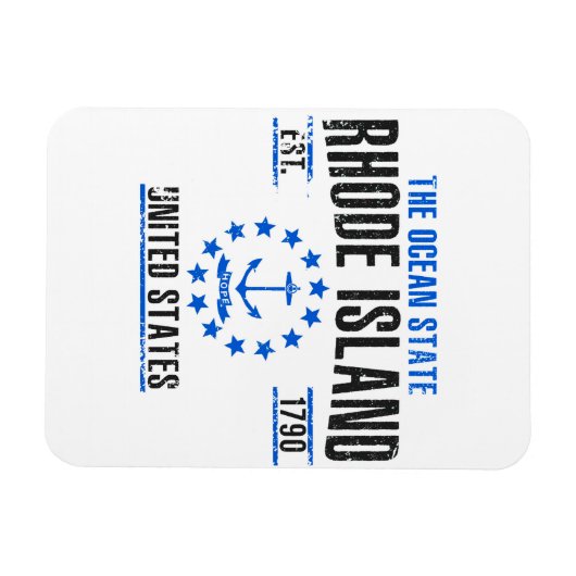 ロードアイランド マグネット (横)