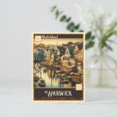 ロードアイランド・ワーウィック |ヴィンテージ ポストカード (スタンド正面)