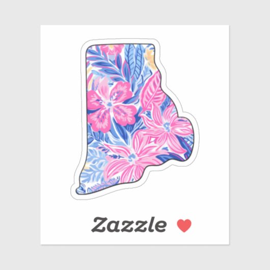 ロードアイランド – 夏のステッカー – リリーインスパイア シール (シート)