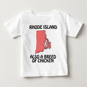 ロードアイランド - 鶏の品種でもあります ベビーTシャツ